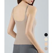 【日本倉庫即納】 カップ付きキャミソールUバックブラトップ