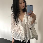ブラウス　レディース　INS　韓国ファッション