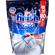 フィニッシュ オールインワン プラス 食洗機専用 タブレット洗剤 フレッシュシトラスの香り 80個入