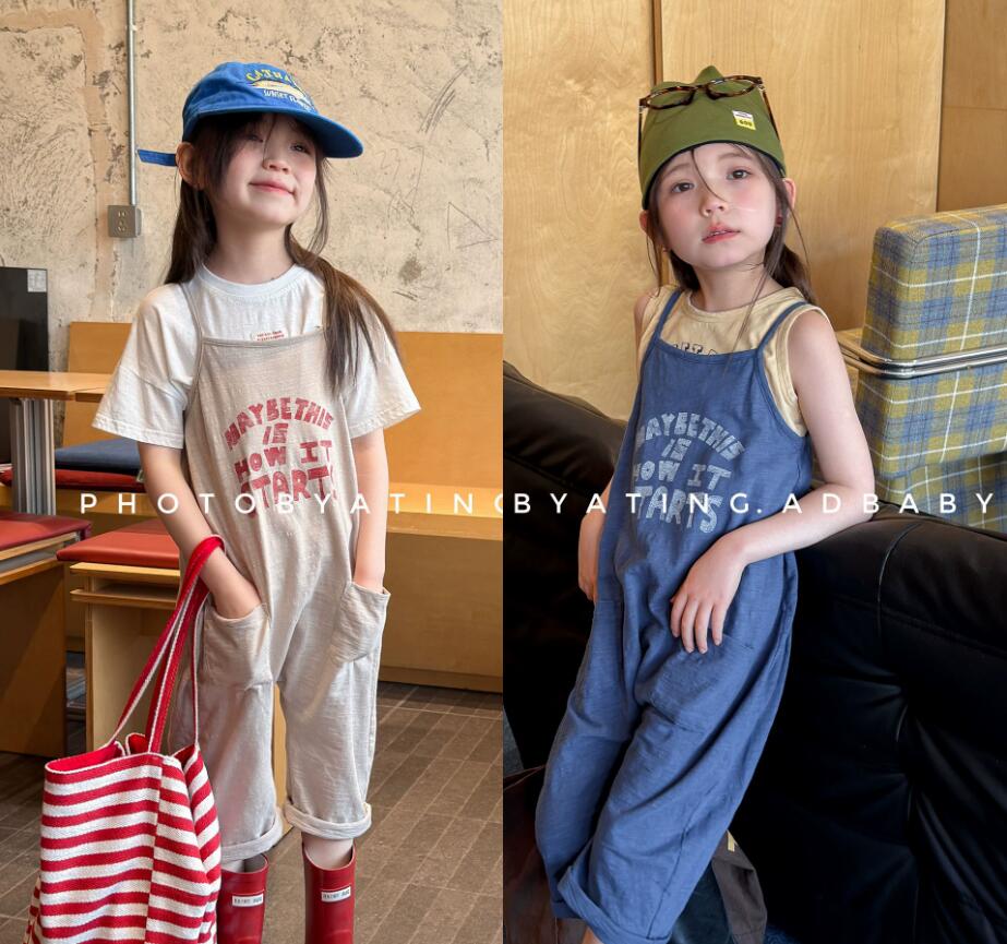 2026春夏新作★韓国風子供服★ベビー服 ★キッズ服★吊りスカート 袖なしワンピース