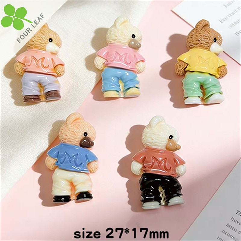 熊 アクセサリーパーツ デコパーツ 髪飾り ペンダント ハンドメイド スマホケース美容 可愛い
