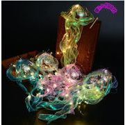 新入荷　玩具　LED　おもちゃ　手持ち　発光　クラゲ型　ハンドランプ お盆　6色展開