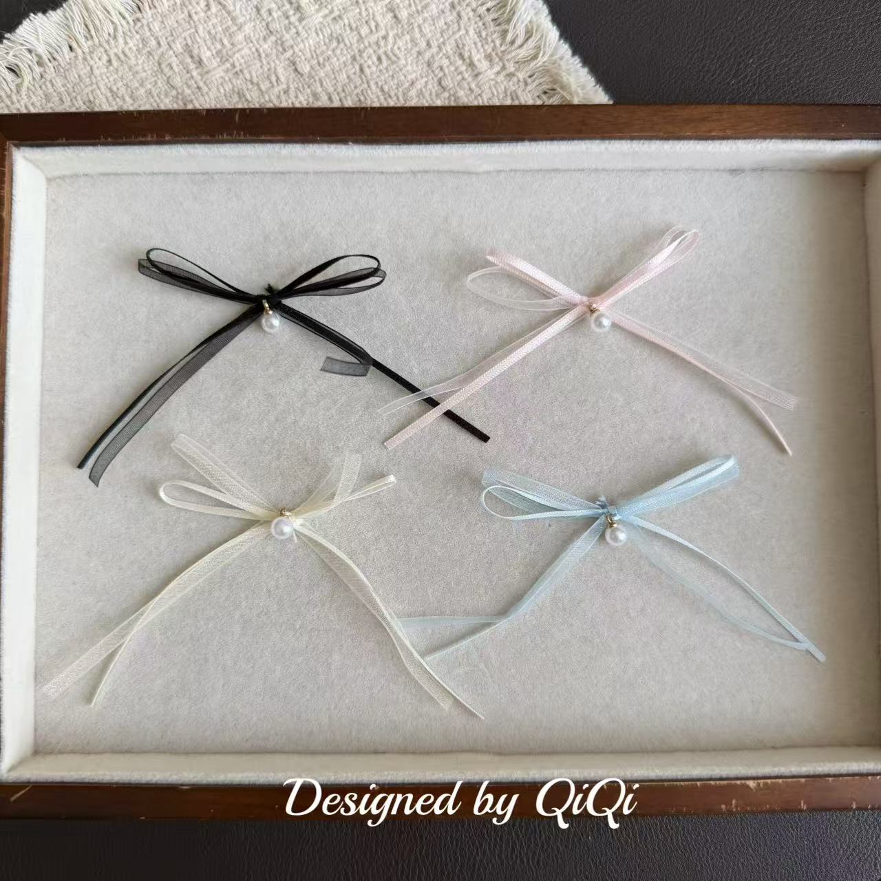 新入荷 蝶結び デコパーツ 生地 パッチ 刺繍アップリケDIY ヘアアクセサリーバッグ装飾 貼り付けパーツ