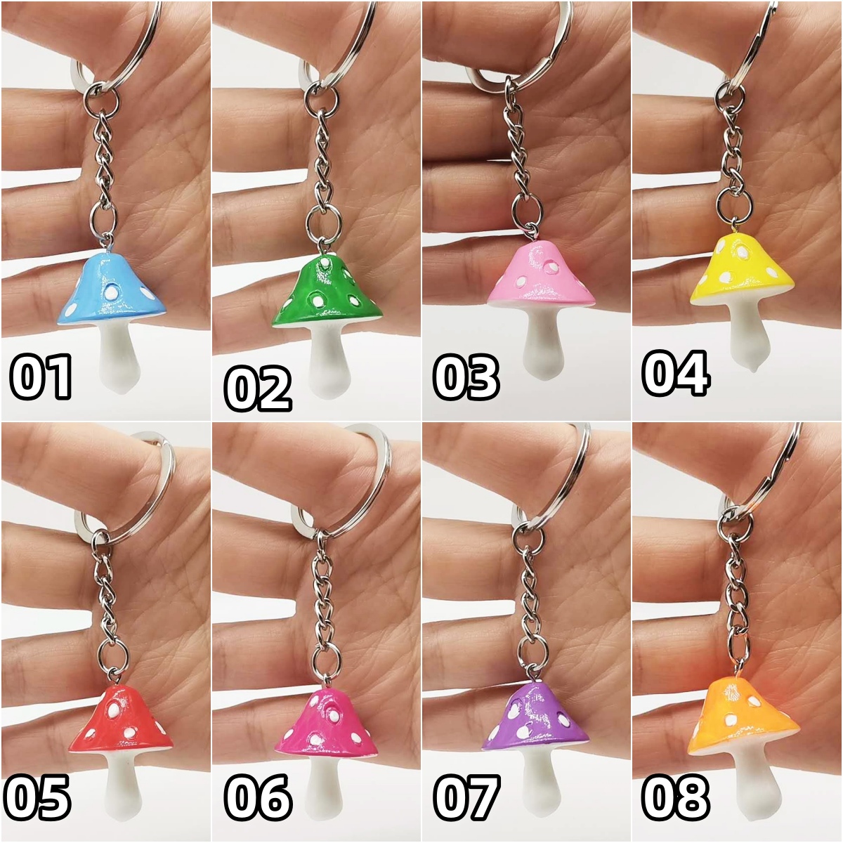かわいい きのこのキーホルダー かわいい キノコキーホルダー キー