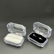アクリル 透明 クリアケース ピアス ペアリング 収納 フラップ ジュエリーボックス