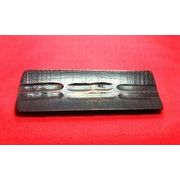 木製・漆塗　黒スリ　亀甲　おしぼり置き