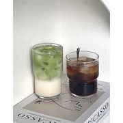 クオリティ保障大ヒット 320ml 竹節ガラスカップ ダーティコーヒーやアメリカーノに適した単品