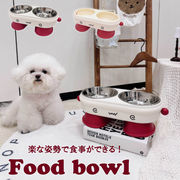 2026年ペット フードボウル ペット用 お皿 食器台 犬 猫 給水 ボウル 食器 餌入れ 水入れ