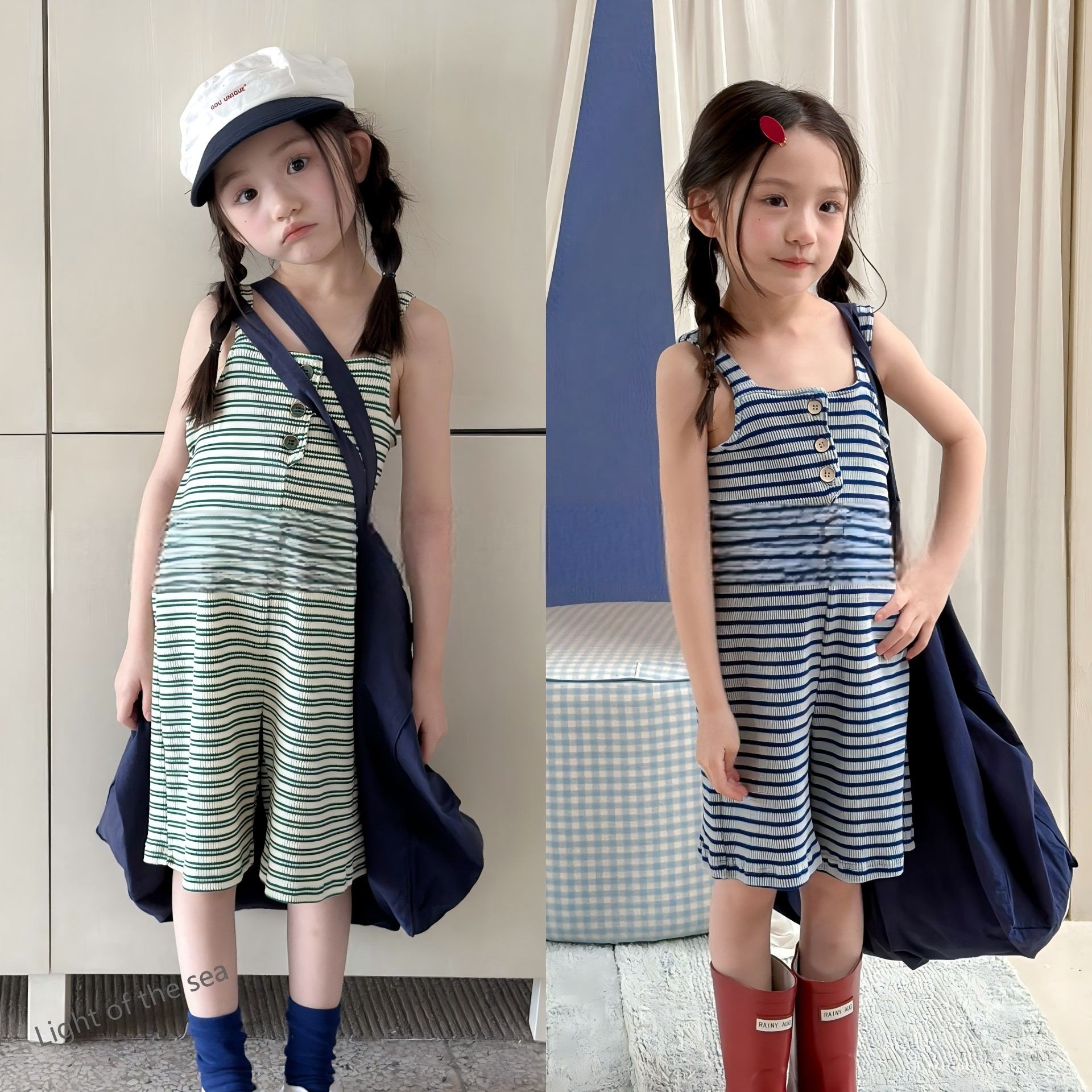 2026新作 韓国子供服 ベビー服 キッズ 女の子サロペット 2色80cm-130cm 
