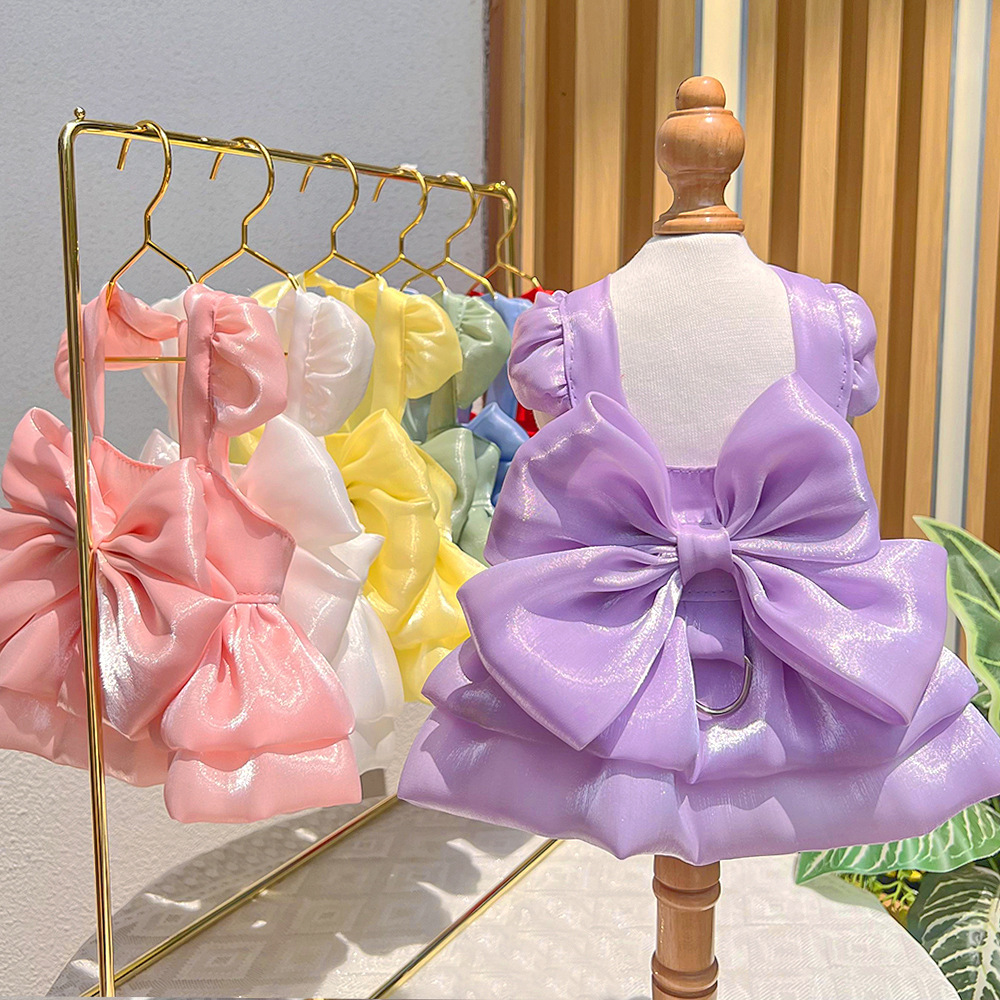 ペット服 犬服 猫服 ワンピース 犬ドレス ウェディングドレス 結婚式 記念パーティー