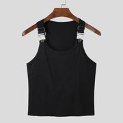 メンズ トップス ベスト ノースリーブ スリム アメリカン風