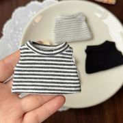 10-15cmぬいぐるみ対応 タンクトップ ボーダー柄 伸縮性  推しぬい服 ドール服 かわいい