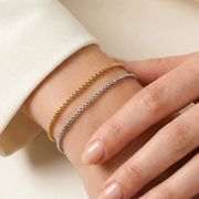 シンプル ブレスレットチェーン　ステンレスブレスレットSUS316L  金属アレルギー対応　2026年7月新作