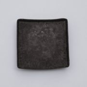 【美濃焼・業務用】金結晶 正角向付 14.3cm｜刺身・前菜用