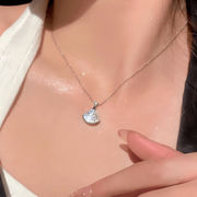 ネック飾り ネックレス ペンダント レディース アクセサリー ジルコン シルバー925 ジュエリー ギフト
