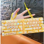 ストレス解消キーボードトイキーホルダー★ミニキーボード★雑貨かわいい オシャレ★2色