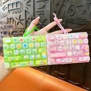 ストレス解消キーボードトイキーホルダー★ミニキーボード★雑貨かわいい オシャレ★2色