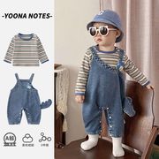 新入荷★キッズセットアップ トップス＆サロペット 秋用 セットアップ 73-100cm