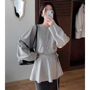 ゆったりトップス エプロン風セット