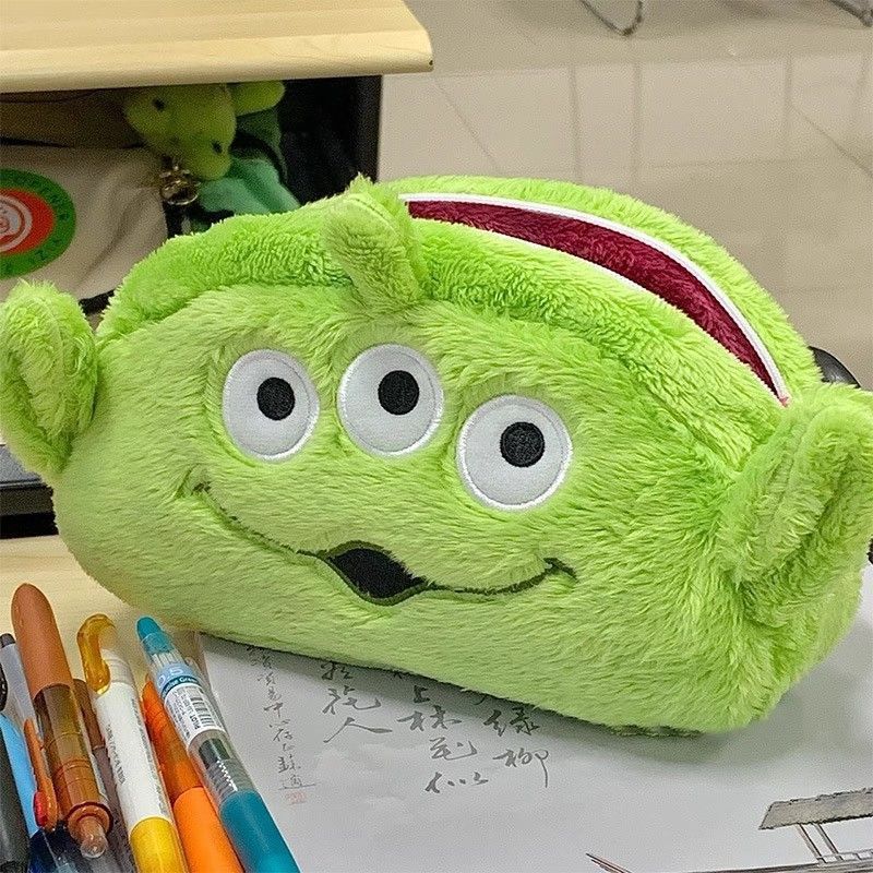 2026新品 筆箱 ペンケース 新入学 デザイン文具 可愛いデザイン ぬいぐるみ  ふわふわ 両面柄