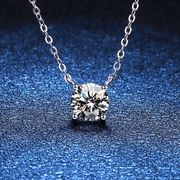 ネックレス 首飾り レディース モアサナイト シルバー925 アクセサリー ジュエリー ギフト シンプル
