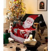 ソファカバー 1人掛け マルチブランケット 北欧風 クリスマス柄 四季通用