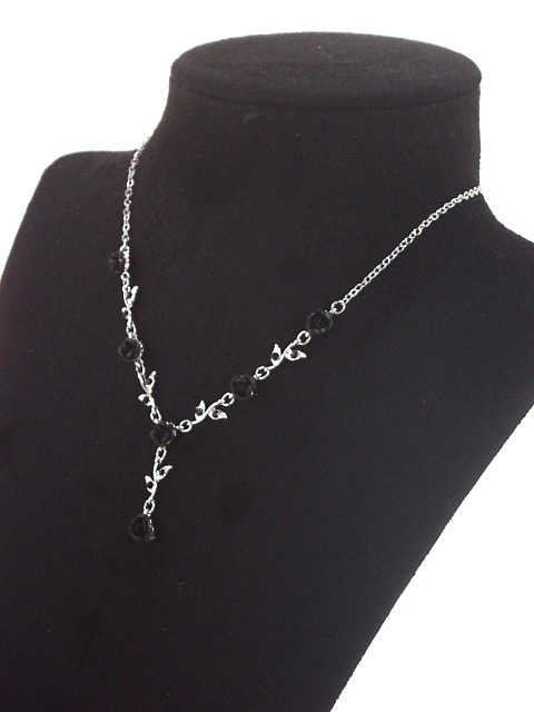 本真珠 ネックレス シルバーのローズクラスプ 6.3mm-6.8mm ローズ×パールネックレス | outlet | axes femme online shop