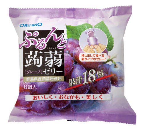 ぷるんと蒟蒻ゼリーTパウチ グレープ