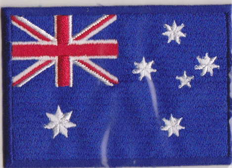 輸入ワッペン　オーストラリア国旗　Mサイズ