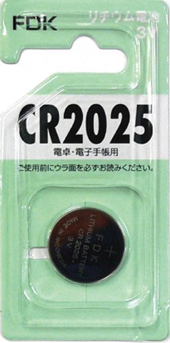 FDKリチウムコイン電池CR2025C(B)FS