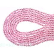 【丸ビーズ】ピンククラッシュレインボー 4mm (数量限定商品)