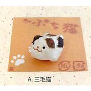 【ご紹介します！信頼の日本製！ほっこりかわいい！ちぎり和紙！ぷち猫(5種)】A.三毛猫