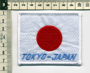 輸入ワッペン　日の丸　日本国旗　TOKYO-JAPAN