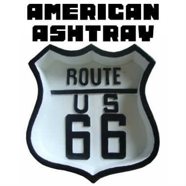 AMERICAN ASHTRAY ROUTE66 【灰皿 アメリカン ルート66】