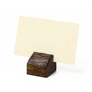 チーク カード立て(S）[天然木 天然素材 木製 カードホルダー メモ アジアン ハワイ トロピカル]