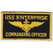 輸入ワッペン　USS ENTERPRISE Commanding Officer