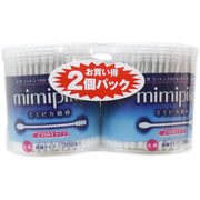 ミミピカ綿棒 ２ＷＡＹタイプ 抗菌 紙軸タイプ ２００本入×２個パック