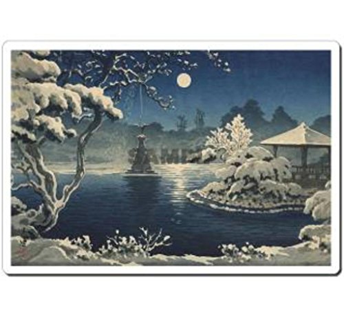 日本 (JaPan) 浮世絵 (Ukiyoe) マウスパッド 14014 土屋光逸 - 日比谷の月 【代引不可】 [在庫有]