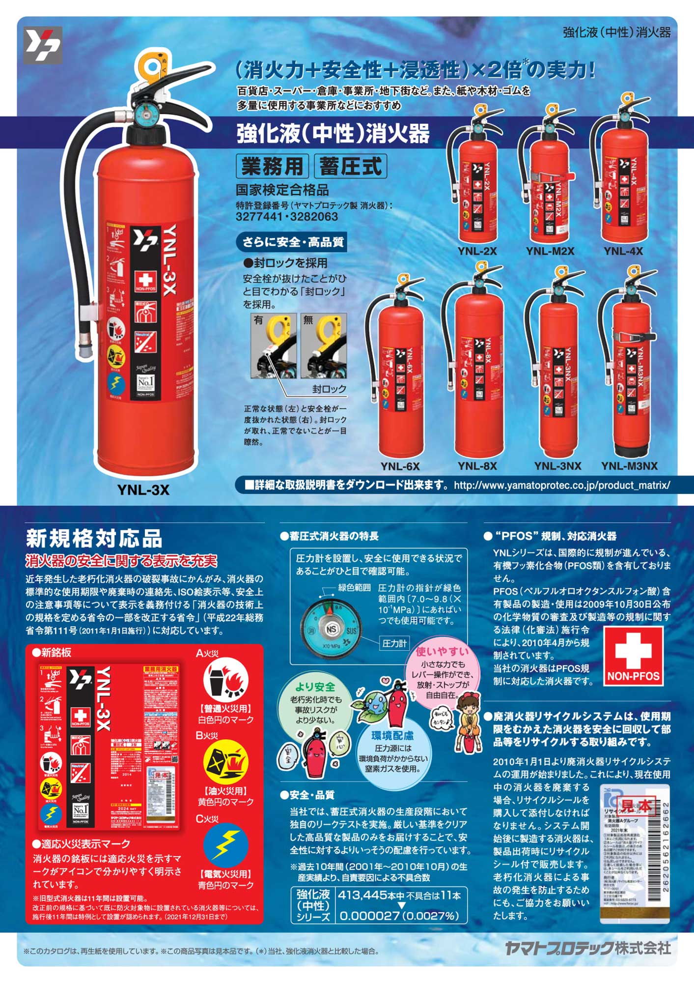 超歓迎 ヤマト 中性強化液消火器４型 1本 品番 Ynl 4x 年最新海外 Www Biogardasia Com