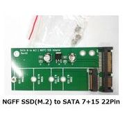 ★★NGFF SSD (M.2) to SATA 7+15 22Pin★★変換アダプタ