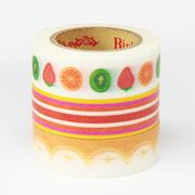 デザイン和紙テープ Rink sweet deco fruit tart  3巻パック