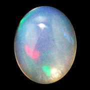 ≪地球からの限定品　1点もの≫天然エチオピアオパール（opal）ルース裸石 7x9mm