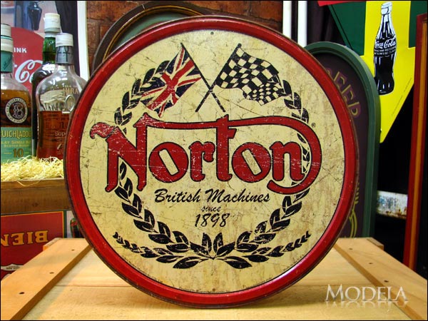 アメリカンブリキ看板 Norton/ノートン ロゴマーク