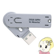 【マイナンバー制度対策にも】 SL-46-W サンワサプライ USBコネクタ取付けセキュリティ ホワイト