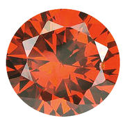 カラーダイヤモンド ブリリアントカット ルース オレンジコニャック/約1.0-3.3mm