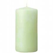 kameyama candle ３×６ベルトップピラーキャンドル 「 ホワイトグリーン 」