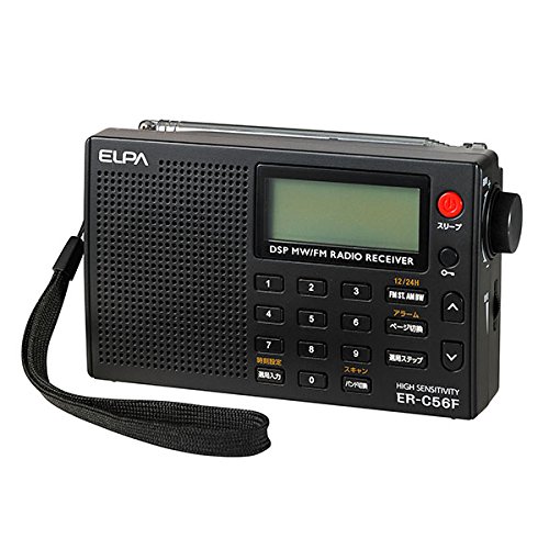 ELPA AM/FM高感度ラジオ ER-C56F