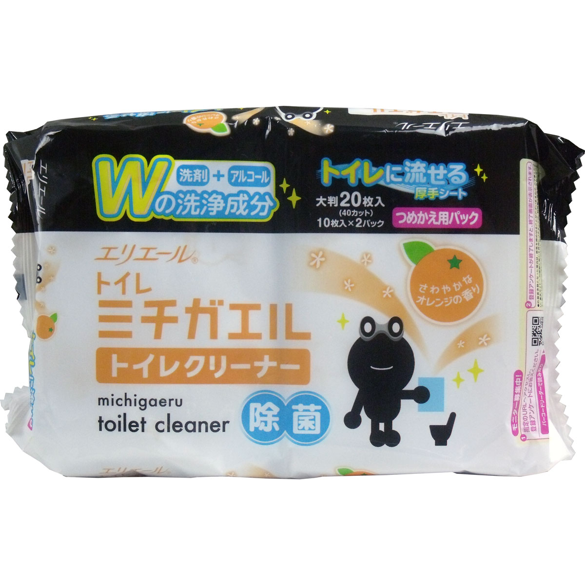 エリエール ミチガエルトイレクリーナー 詰替用 20枚入
