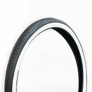 自転車用タイヤ　白黒　22×1-3/4　W/O　1本　チューブは付属しません
