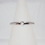 ≪シルバー925・日本製≫天然石リング【ムーンストーン】